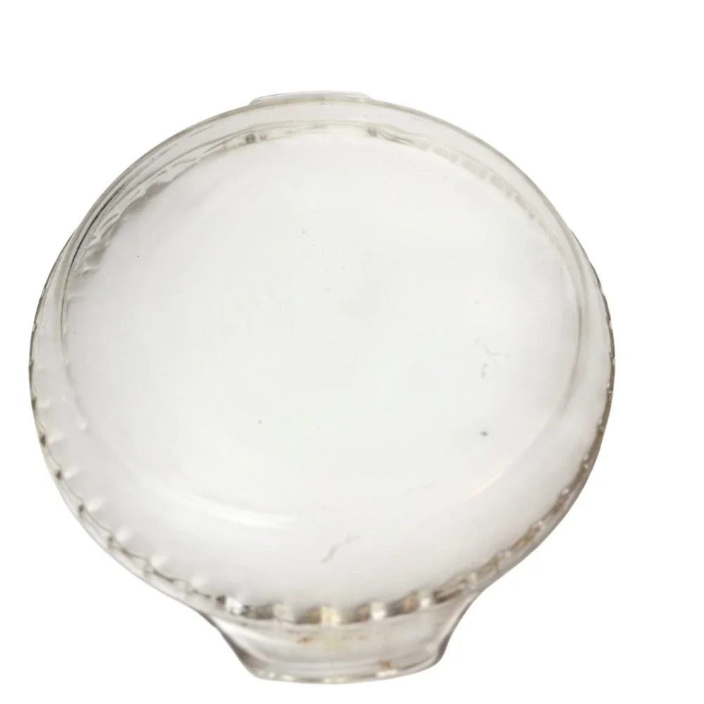 Vintage Anchor Hocking Fire-King Clear Glass 10 Inch Scalloped Pie Dish 470 USA‎